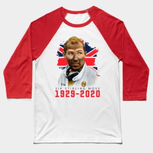 Sir Stirling Moss England Legend Baseball T-Shirt